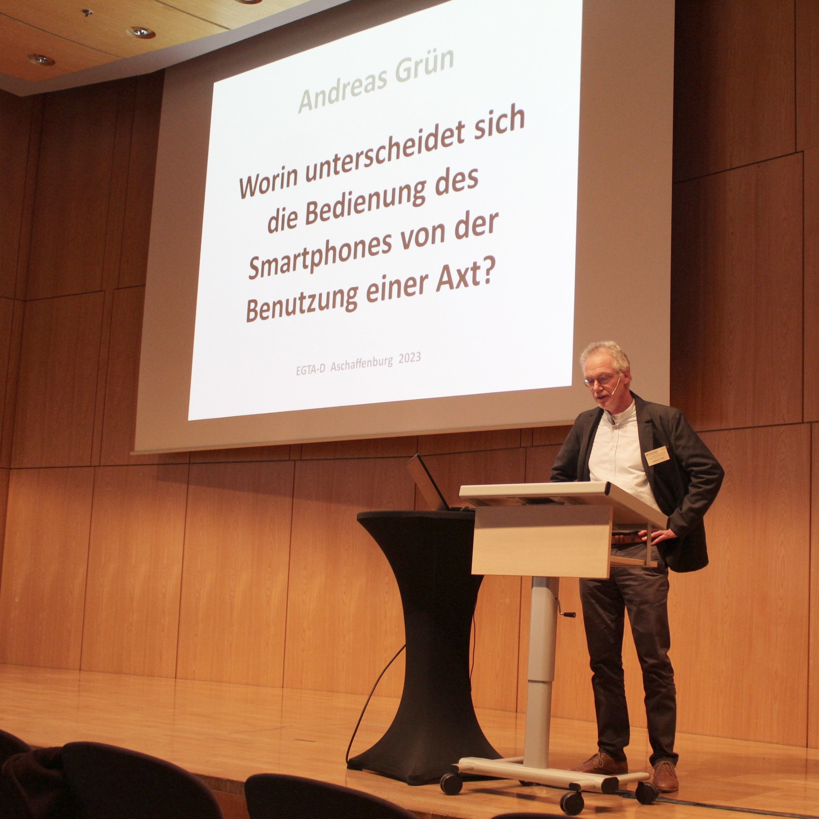 Pranešimas EGTA simpoziume 2023 metais